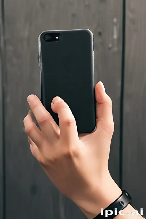 holding a phone