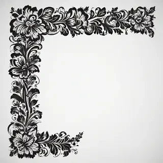border clip art black and white