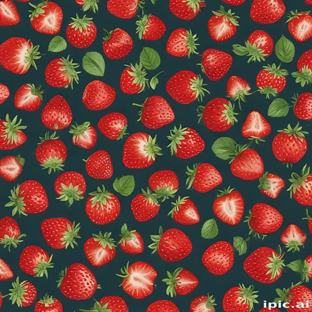 strawberry wallpaper iphone