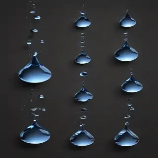 water droplets png transparent