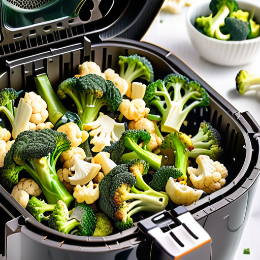 air fryer broccoli and cauliflower