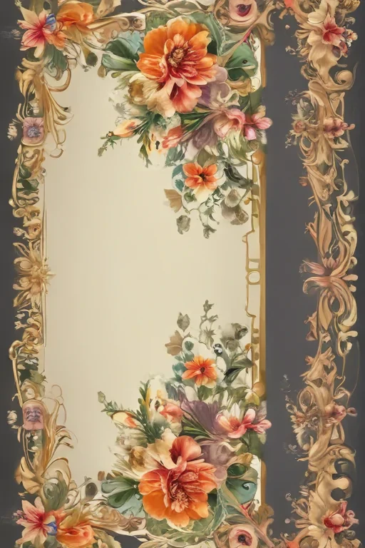 floral page borders