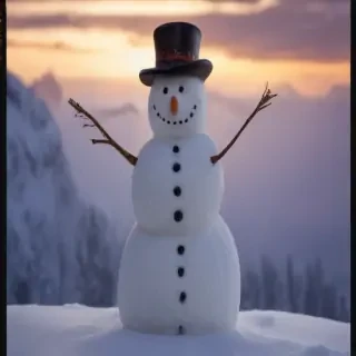 png snowman