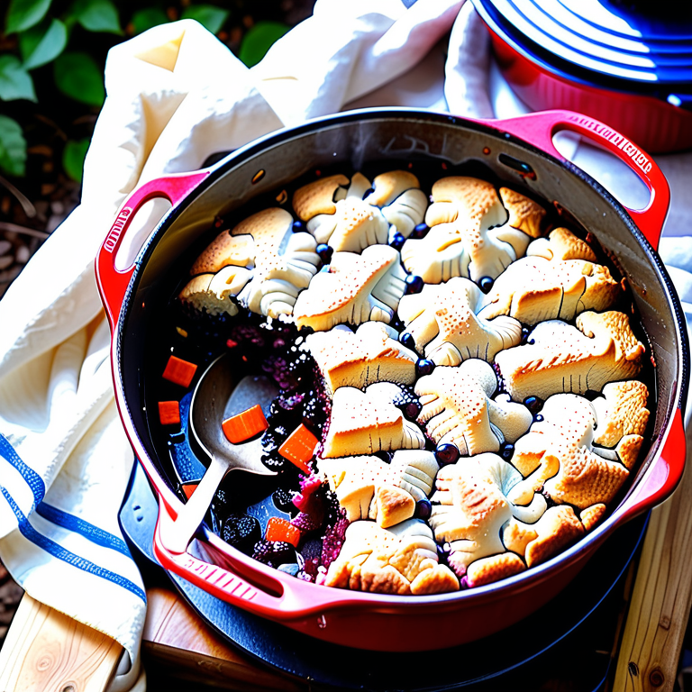 cake mix cobbler dutch oven