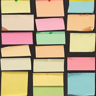 sticky notes png transparent