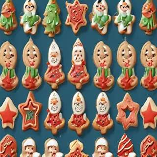 clip art christmas cookies