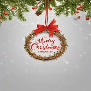 merry christmas transparent background