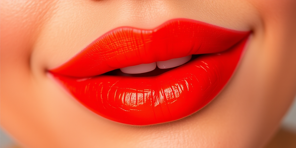 Fiery Sunset Glow lip color showcasing a warm orange-red hue, ombre effect, and high-impact pigmentation, ideal for creating bold and eye-catching makeup looks