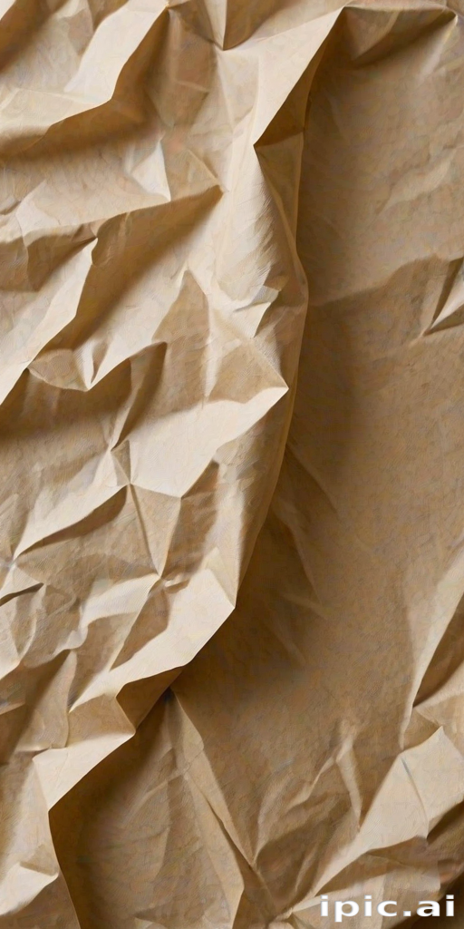 wrinkled paper