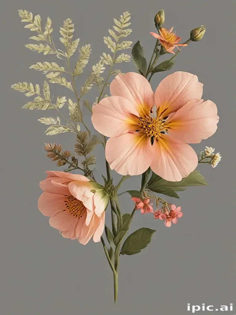 pressed flower png