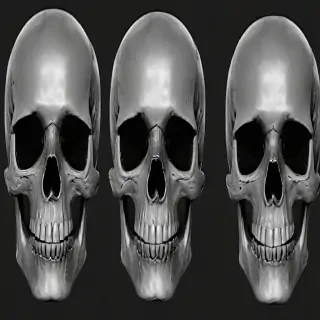 transparent skull png