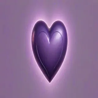 aesthetic purple heart
