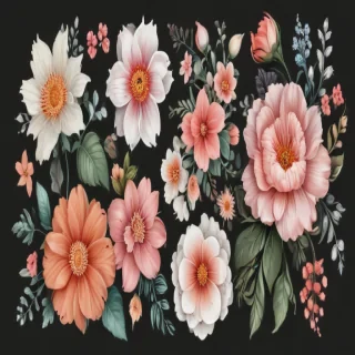 flower clipart transparent background