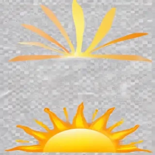sun clip art transparent background
