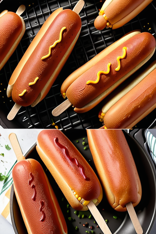 how long to air fry corn dog