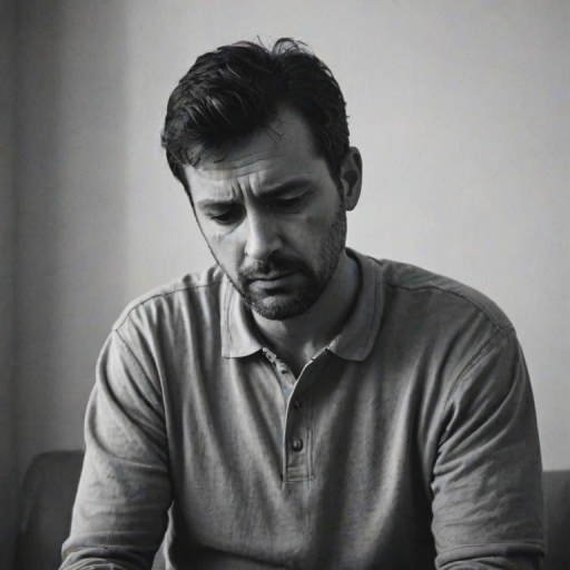 man in sad