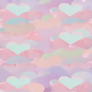 pastel heart wallpaper