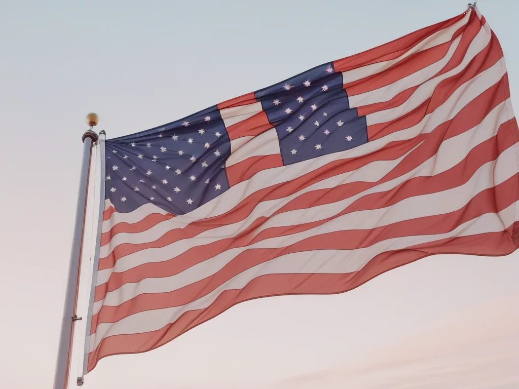 american flag aesthetic