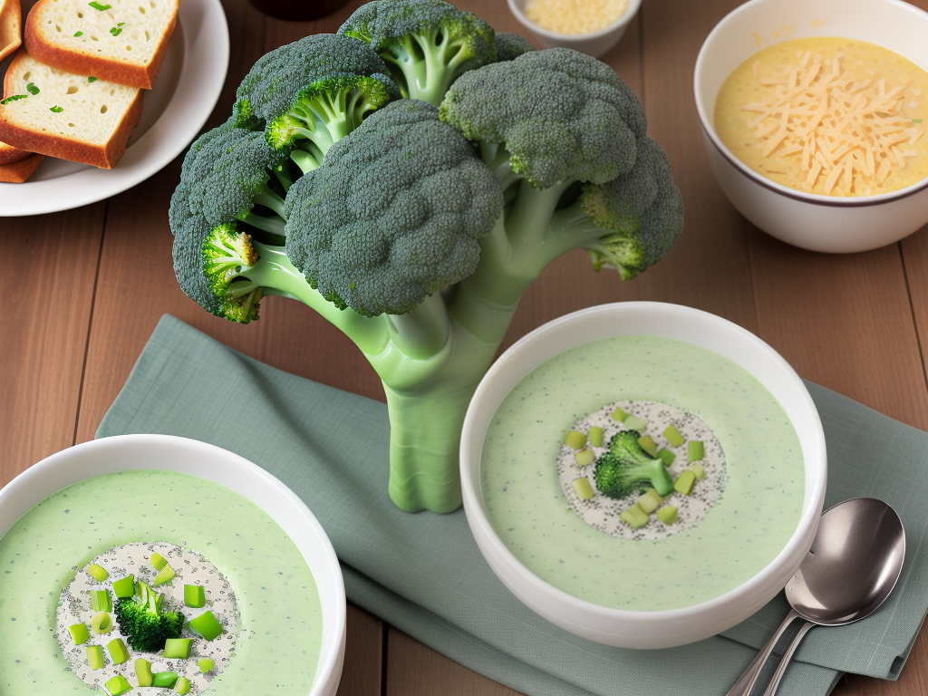 what to eat with broccoli cheese soup