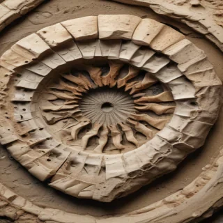 fossil drawing