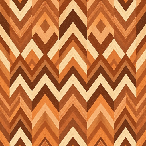 create a seamless geometric pattern with chevron designs in earthy tones of brown, beige, and cream, high-resolution 300 DPI, shot with a DSLR camera at f/8 aperture, ISO 100, with a top-down view and vibrant colors for enhanced clarity and detail