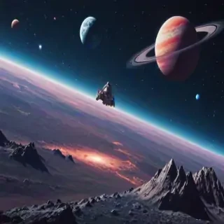 space wallpaper aesthetic