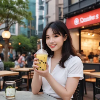 bubble tea cute