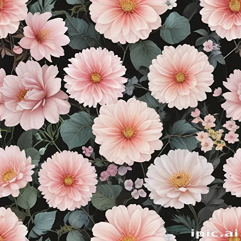 aesthetic flowers transparent