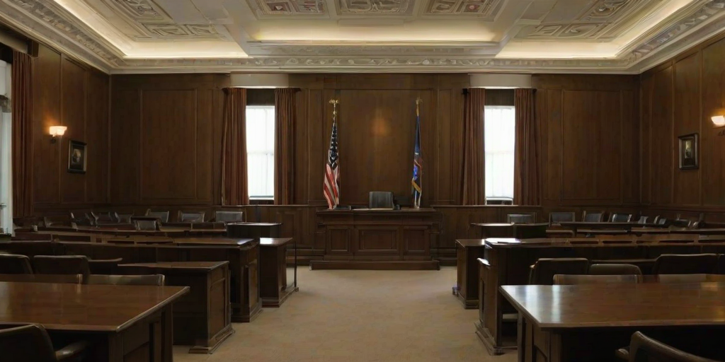 court room background