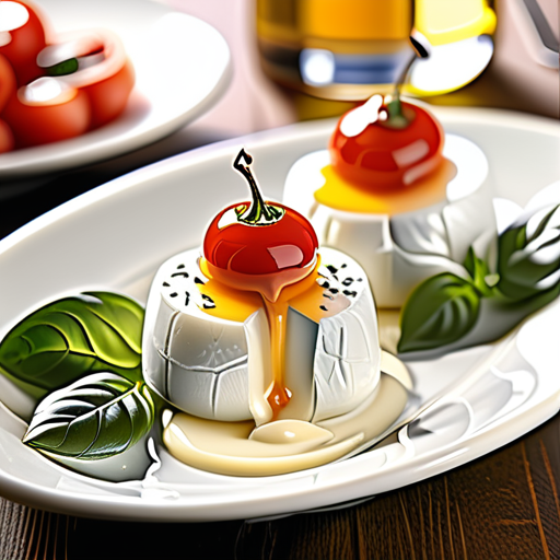 mozzarella and cream cheese appetizer