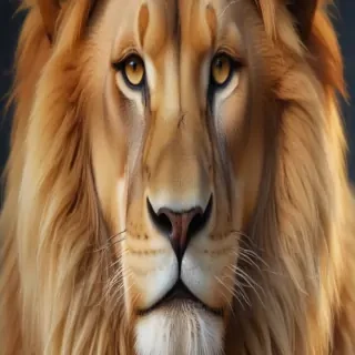 transparent lion