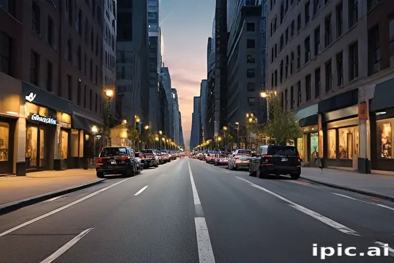 city street background
