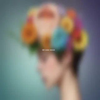 half brain half flowers