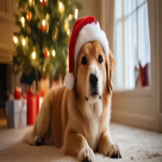 christmas dog photos
