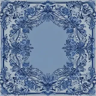 blue border design