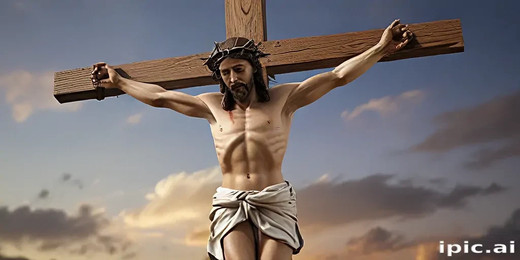 jesus on the cross pictures