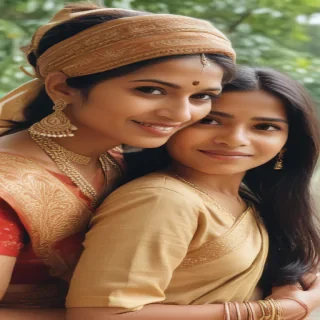 indian mom and son