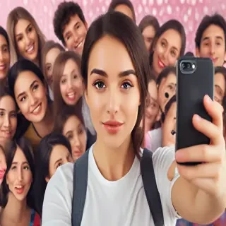 selfie background