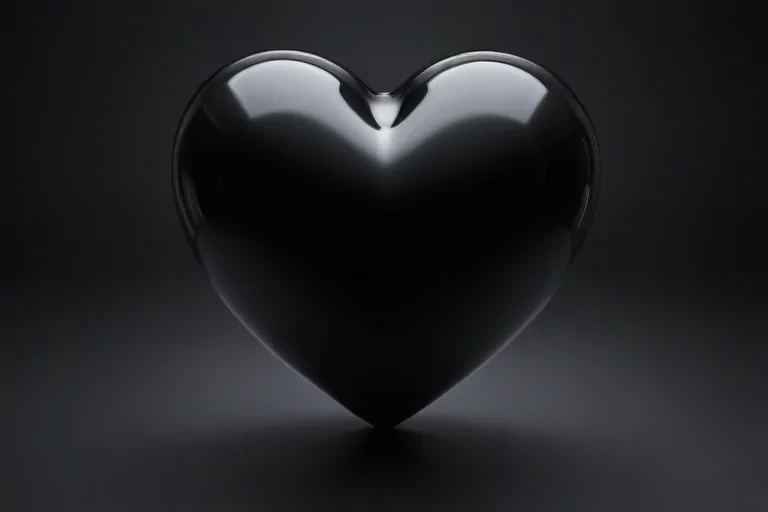 black heart image