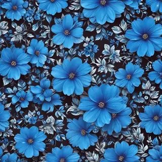 background blue flower wallpaper