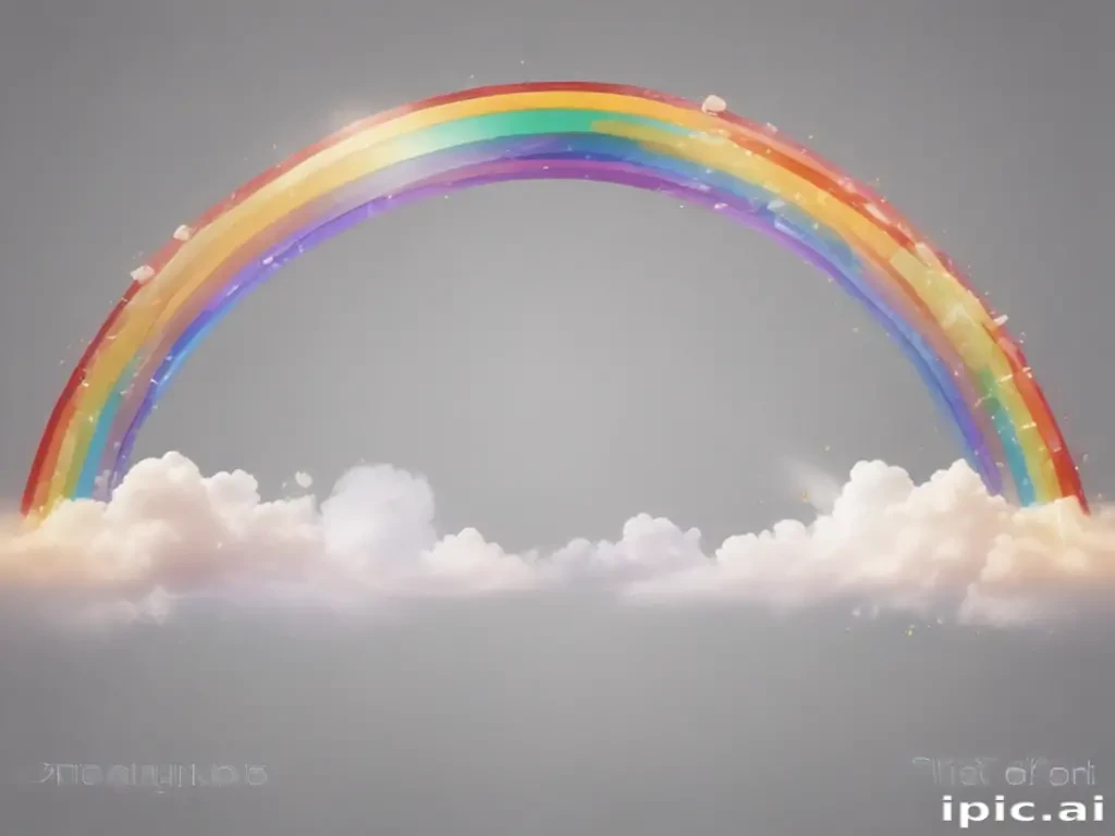 transparent background rainbow clipart
