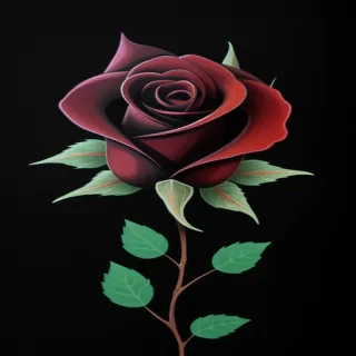 black rose background