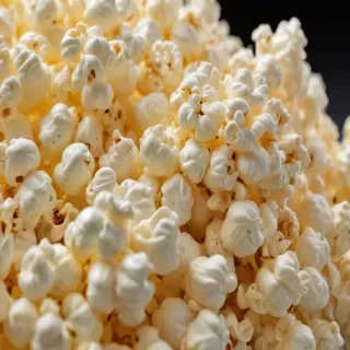 transparent popcorn