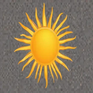 transparent background sun clipart