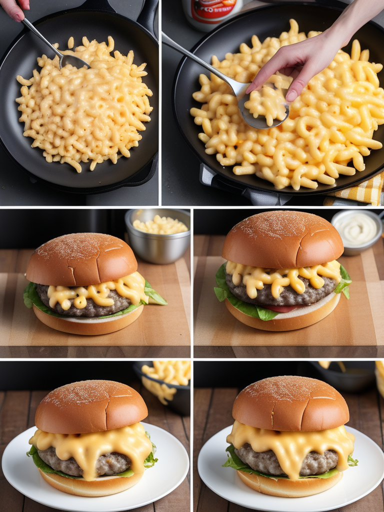 mac and cheese burger recipe