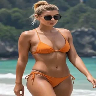 Hailey Bieber in bikini