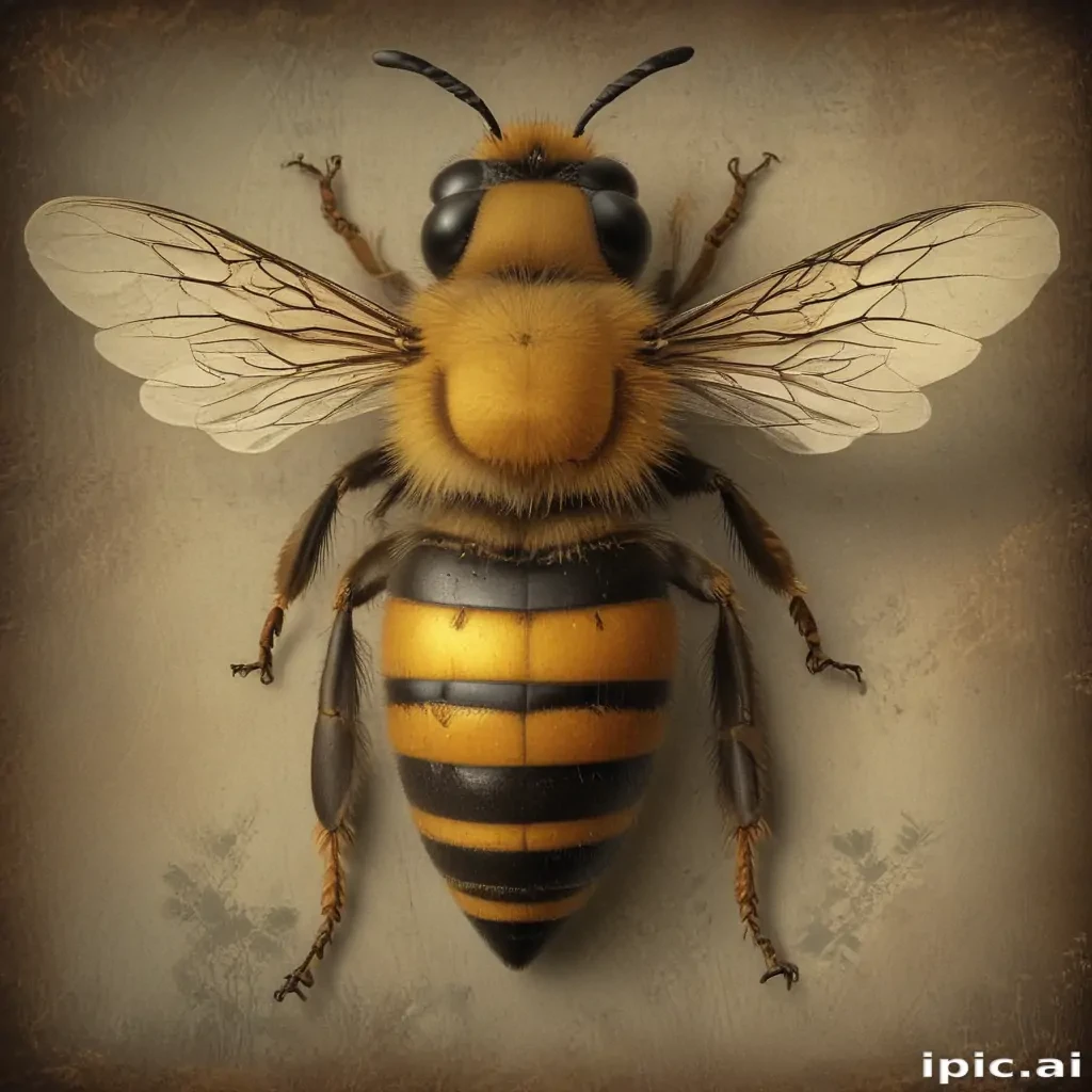 free vintage bee printables