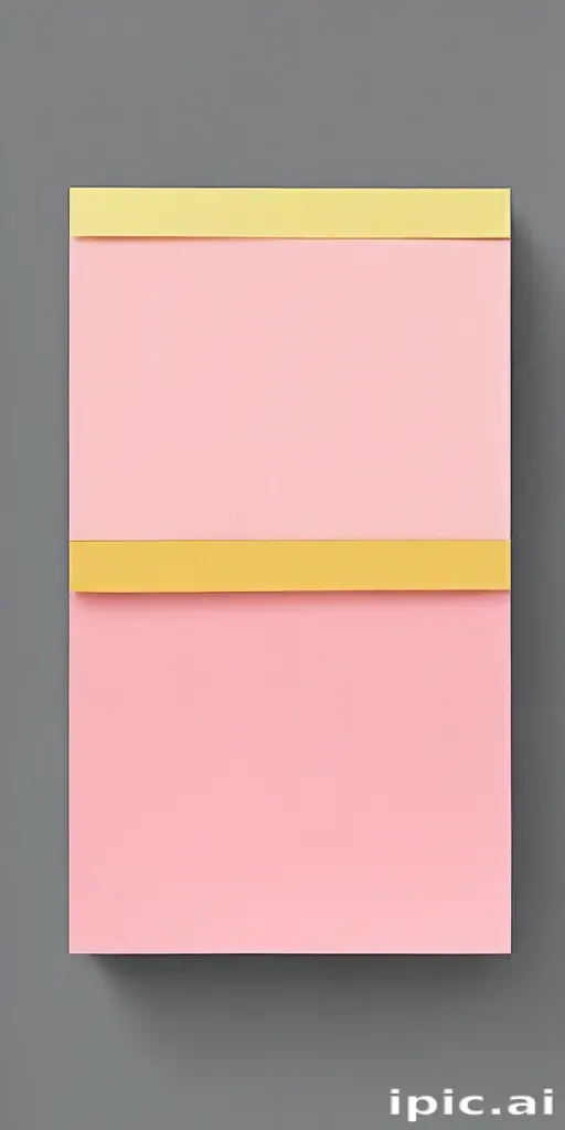 sticky note with transparent background