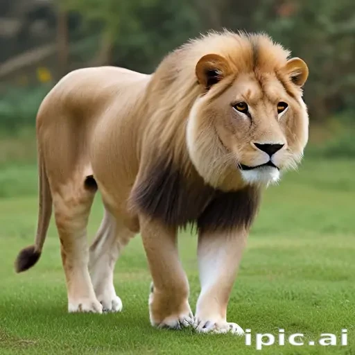 transparent lion
