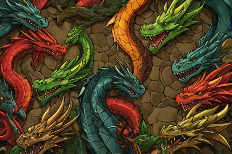 dragons background